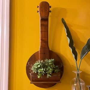 Vintage Guitar Planter